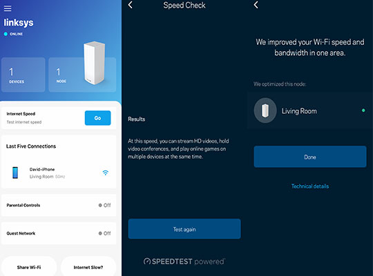 Linksys Velop MX5300 Changes On App